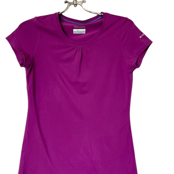 Colombia Women's OMNI-SHADE Purple Top Size M - Picture 1 of 5